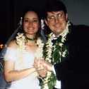 Katrina & Paul on their wedding day